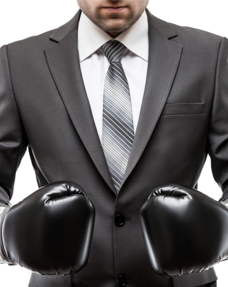 male executive with boxing gloves | Sexual Harassment Attorneys, Wrongful Termination and Discrimination Attorneys | California Employment Counsel, APC